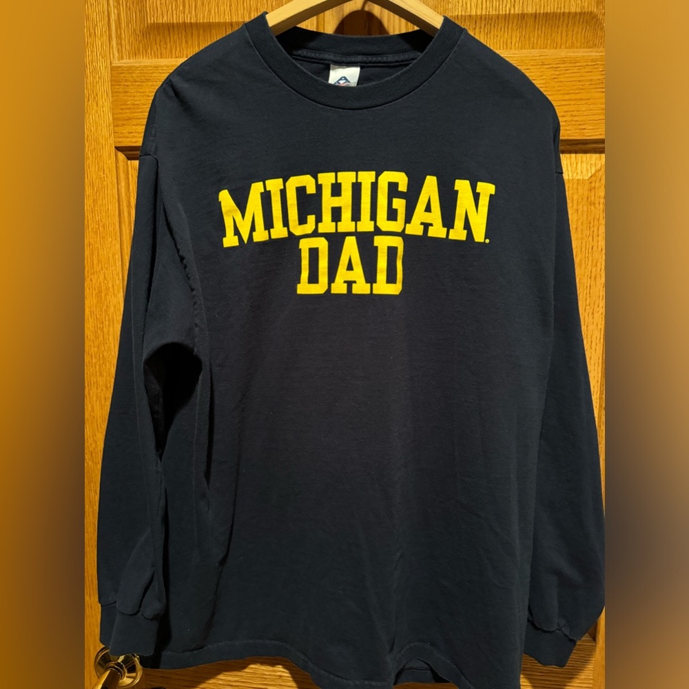 Michigan Dad long sleeve t- shirt